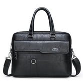 Professional Business Briefcase — Water-Resistant Laptop Shoulder Bag — Large Capacity Crossbody Messenger for Work and Travel