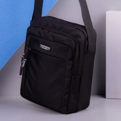 Large Capacity Oxford Messenger Bag - Durable Canvas Shoulder Sling for Men’s Daily Commute & Travel