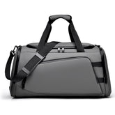 Water-Resistant Hybrid Travel Backpack - Large Capacity Duffel with Dry-Wet Separation and Shoe Compartment for Business, Gym, and Sports