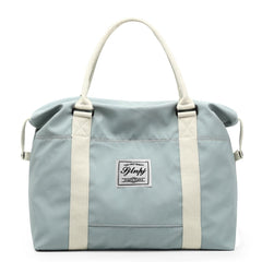 Water-Resistant Weekender Bag with Shoe Compartment - Large Capacity Travel Duffel for Business, Gym, and Maternity Hospital Stays