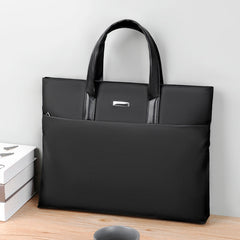 Professional 3-in-1 Oxford Business Briefcase — Multi-Functional Men's Conference Handbag — Waterproof Shoulder Crossbody Backpack for Travel & Office