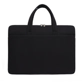 Minimalist Oxford Cloth Business Briefcase — Sleek 15.6" Laptop Handbag — Professional Men's Document Bag & Commuter Computer Case