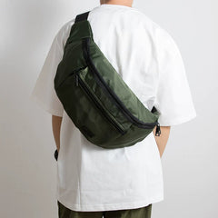Waterproof Men’s Sling Bag - Large Capacity Tactical Chest Pack for Cycling, Travel & Urban Streetwear