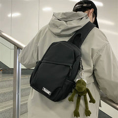 Minimalist Urban Sling Bag - Large Capacity Water-Resistant Crossbody Chest Pack for Men & Boys