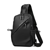 Water-Repellent Multifunctional Sling Bag - Compact Urban Chest Pack & Casual Sports Crossbody for Men