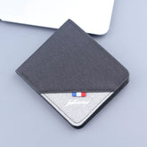 Men’s Ultra-Slim Canvas Bifold - Durable Lightweight Fabric Card Holder & Minimalist Wallet for Students & Young Professionals