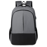 Water-Resistant Large Capacity Business Backpack - 17.3" Laptop Travel Daypack with USB Charging Port for Commuting and Outdoor Use