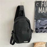 Minimalist Urban Sling Bag - Large Capacity Water-Resistant Crossbody Chest Pack for Men & Boys