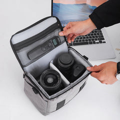 Professional Camera Messenger Bag — Universal Padded Shoulder Case — Water-Resistant Photography Bag for Canon, Nikon, and Sony DSLR/Mirrorless Cameras