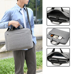 Universal Slim Business Laptop Bag — Professional Shoulder Briefcase for 13.3", 14", and 15.6" Notebooks — Lightweight Unisex Commuter Bag for Men & Women