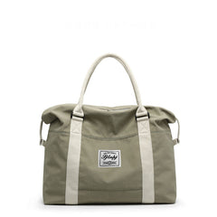 Water-Resistant Weekender Bag with Shoe Compartment - Large Capacity Travel Duffel for Business, Gym, and Maternity Hospital Stays