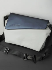 Water-Resistant Technical Messenger Bag - Large Capacity Urban Sling for Cycling, Commuting & Motorcycling