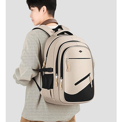 Water-Resistant Laptop Backpack - Large Capacity Travel Daypack for Business, College Students, and High School Commuters