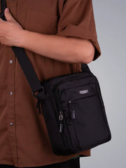Large Capacity Oxford Messenger Bag - Durable Canvas Shoulder Sling for Men’s Daily Commute & Travel