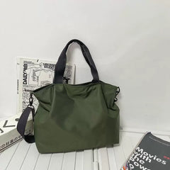 Water-Resistant Nylon Messenger Bag - Multi-Pocket Commuter Sling for Work, Fitness & Daily Travel