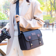 Professional Waterproof Camera Shoulder Bag — Multi-Functional SLR & Mirrorless Messenger Case — Universal Photography Bag for Sony, Canon, Nikon, Fuji — Unisex Design