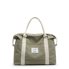 Water-Resistant Weekender Bag with Shoe Compartment - Large Capacity Travel Duffel for Business, Gym, and Maternity Hospital Stays