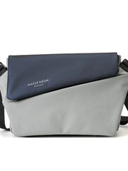 Water-Resistant Technical Messenger Bag - Large Capacity Urban Sling for Cycling, Commuting & Motorcycling