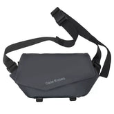 Waterproof Tech Sling Bag with Magnetic Buckle Minimalist Crossbody Chest Pack Slim Tactical Shoulder Bag for Men and Women