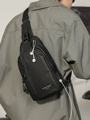 Waterproof Tactical Sling Bag for Men Durable Crossbody Chest Pack Slim Urban Shoulder Bag for Commuting Travel and Daily Use