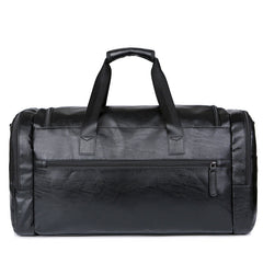 Water-Resistant Large Capacity Travel Duffel - 50L Weekender Bag with Shoe Compartment for Business, Gym, and Student Travel