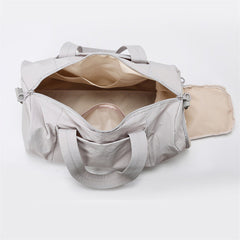 Water-Resistant Large Duffel Bag - Spacious Travel Tote with Shoe Compartment for Gym, Yoga, and Weekend Getaways