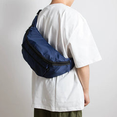 Waterproof Men’s Sling Bag - Large Capacity Tactical Chest Pack for Cycling, Travel & Urban Streetwear