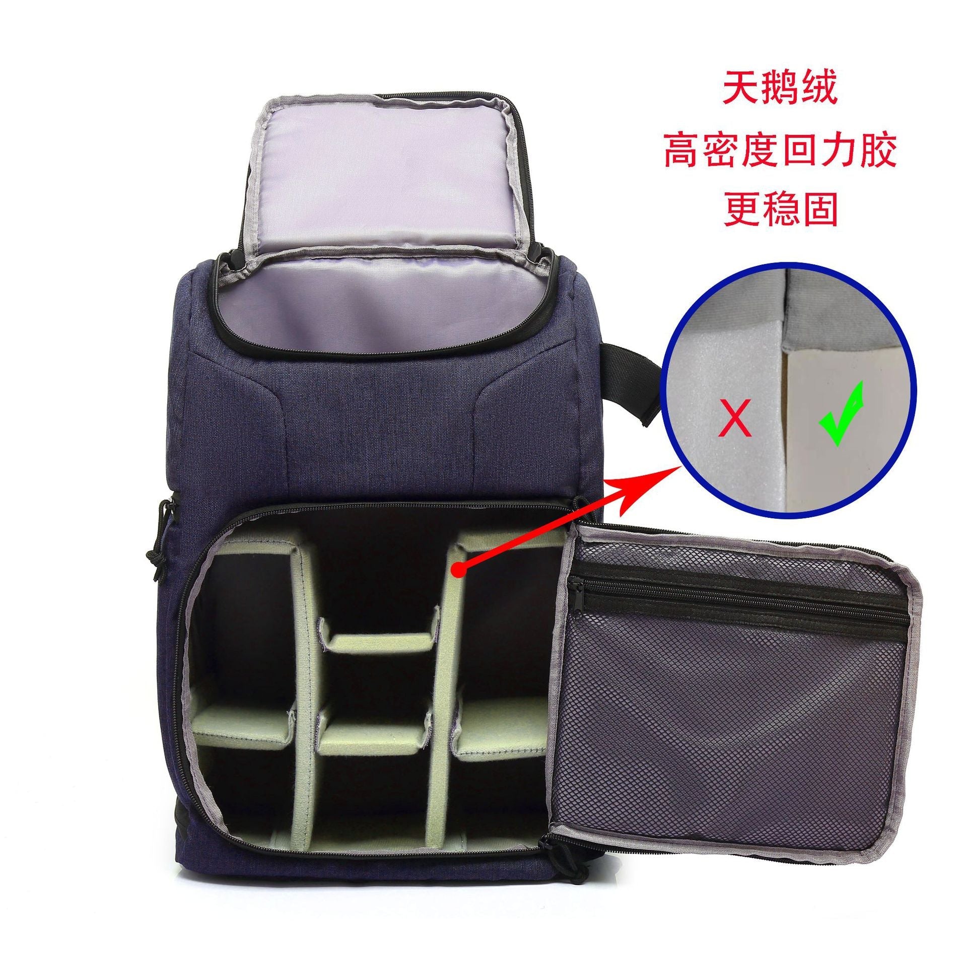 Professional SLR Camera Backpack — Multi-Functional Outdoor Photography Bag — Detachable Water-Resistant Modular Case for DSLR and Lenses