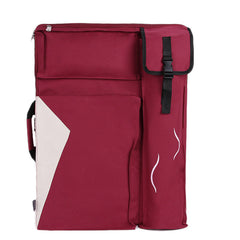 Professional 4K Art Portfolio Backpack — Multi-Functional Waterproof Drawing Board Bag — Heavy-Duty Thickened Canvas Case for Art Exams and Sketching