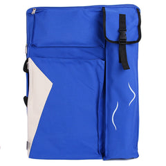 Professional 4K Art Portfolio Backpack — Multi-Functional Waterproof Drawing Board Bag — Heavy-Duty Thickened Canvas Case for Art Exams and Sketching