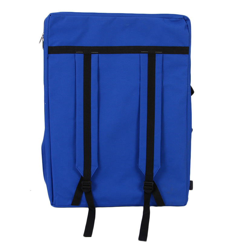 Professional 4K Art Portfolio Backpack — Multi-Functional Waterproof Drawing Board Bag — Heavy-Duty Thickened Canvas Case for Art Exams and Sketching