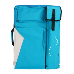 Professional 4K Art Portfolio Backpack — Multi-Functional Waterproof Drawing Board Bag — Heavy-Duty Thickened Canvas Case for Art Exams and Sketching