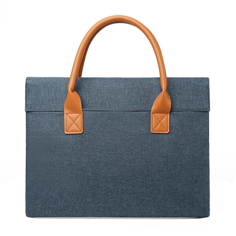 Cross-Border New Fashion Laptop Bag Business 15.6 Laptop Bag Light And Simple Men'S Briefcase