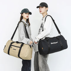 Water-Resistant Weekender Bag with Dry-Wet Separation - Large Capacity Travel Duffel for Gym, Business Trips, and Maternity Hospital Stays