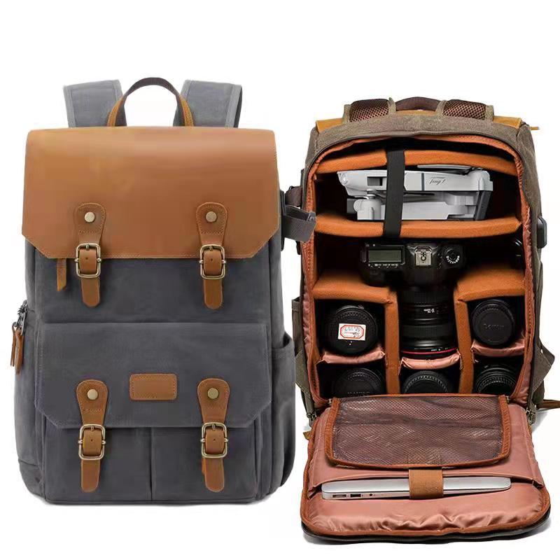 Professional High-Capacity Camera & Drone Backpack — Waterproof Anti-Theft Photography Bag for SLR/Mirrorless Systems and Laptops