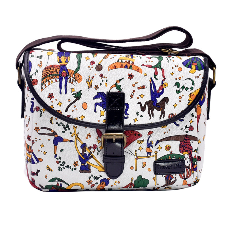 Campus Style Camera Messenger Bag — Compact Crossbody Photography Bag — Water-Resistant Padded Case for DSLR and Mirrorless Cameras