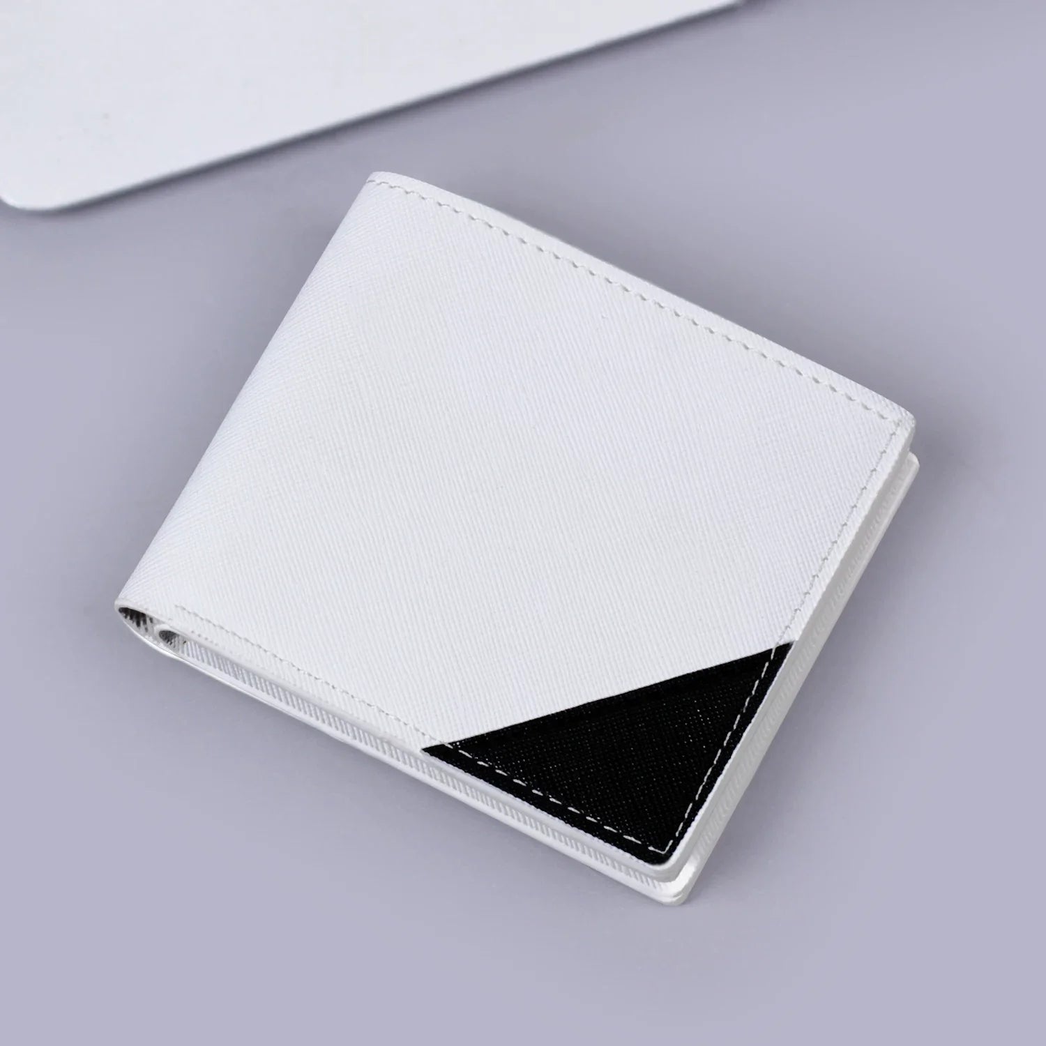 Men’s Retro Bifold Wallet - Slim Multi-Card Slot Business Billfold - Genuine Leather Texture Casual Purse for Professionals & Students