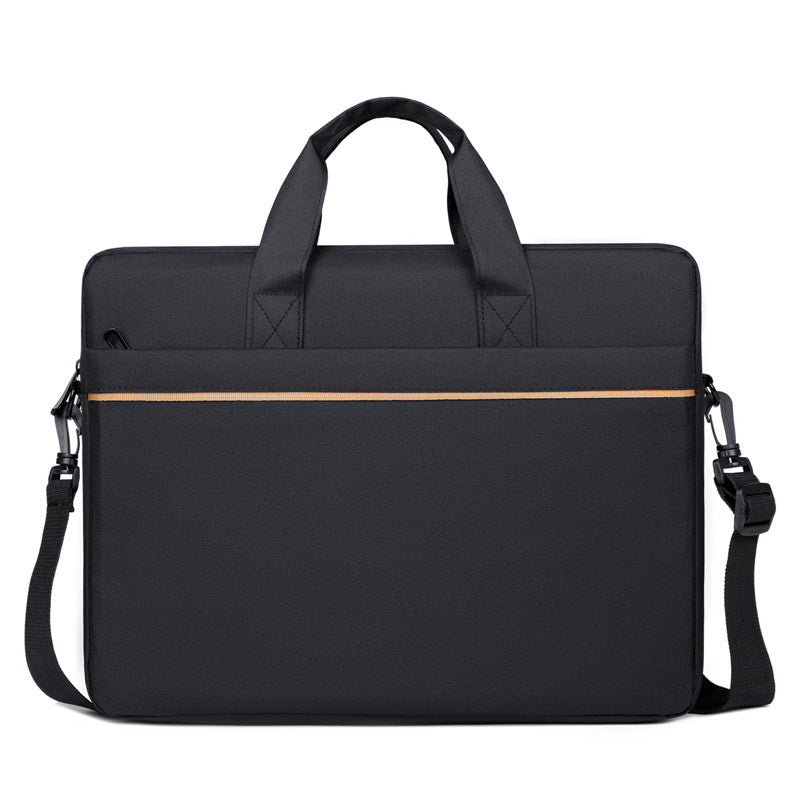 Professional 15.6" - 16" Laptop Briefcase — Large Capacity Business Shoulder Bag — Ready-to-Ship Standard Men's Work Bag for Office & Travel