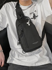 Waterproof Tactical Sling Bag for Men Durable Crossbody Chest Pack Slim Urban Shoulder Bag for Commuting Travel and Daily Use