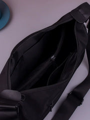 Large Capacity Oxford Cloth "Dumpling" Crossbody Bag - Minimalist Casual Shoulder Sling for Men & Boys