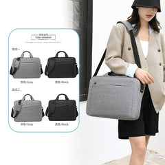 Universal Slim Business Laptop Bag — Professional Shoulder Briefcase for 13.3", 14", and 15.6" Notebooks — Lightweight Unisex Commuter Bag for Men & Women