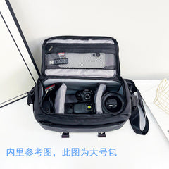 Professional Waterproof Camera Shoulder Bag — Multi-Functional SLR & Mirrorless Messenger Case — Universal Photography Bag for Sony, Canon, Nikon, Fuji — Unisex Design