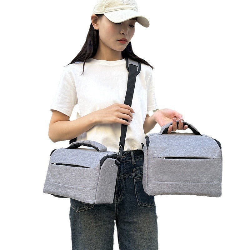 Professional Camera Messenger Bag — Universal Padded Shoulder Case — Water-Resistant Photography Bag for Canon, Nikon, and Sony DSLR/Mirrorless Cameras