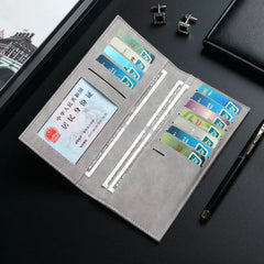 Minimalist Japanese Canvas Slim Wallet - Ultra-Thin Men's Card Holder - Niche Aesthetic Youth Bifold for Travel & Everyday Carry