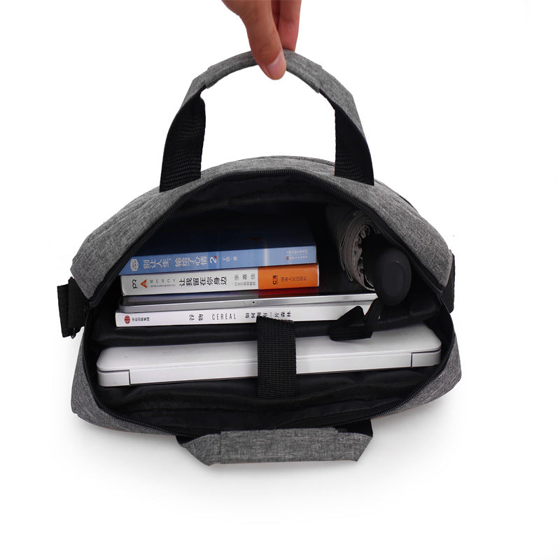 Professional Large Capacity Laptop Briefcase — Water-Resistant Business Casual Messenger Bag — Multi-Pocket Shoulder Bag for 15.6" Notebooks