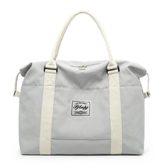 Water-Resistant Weekender Bag with Shoe Compartment - Large Capacity Travel Duffel for Business, Gym, and Maternity Hospital Stays