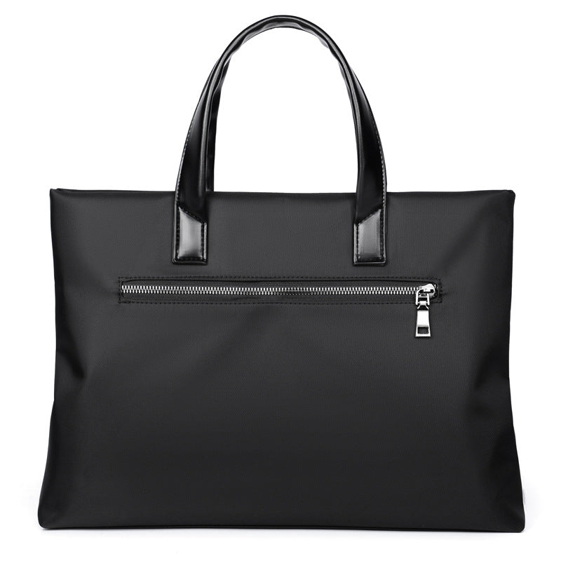 Premium Men's Business Briefcase — Large-Capacity Portable Document Bag — Professional Printed Computer Bag for Business & Executive Travel