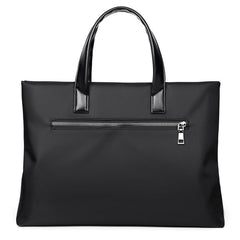 Premium Men's Business Briefcase — Large-Capacity Portable Document Bag — Professional Printed Computer Bag for Business & Executive Travel