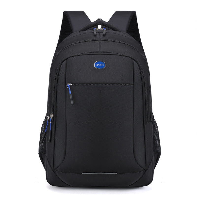 Premium Oxford Cloth Business Backpack - Large Capacity 15.6" Laptop Bag, Wear-Resistant Travel Daypack for College & High School Students