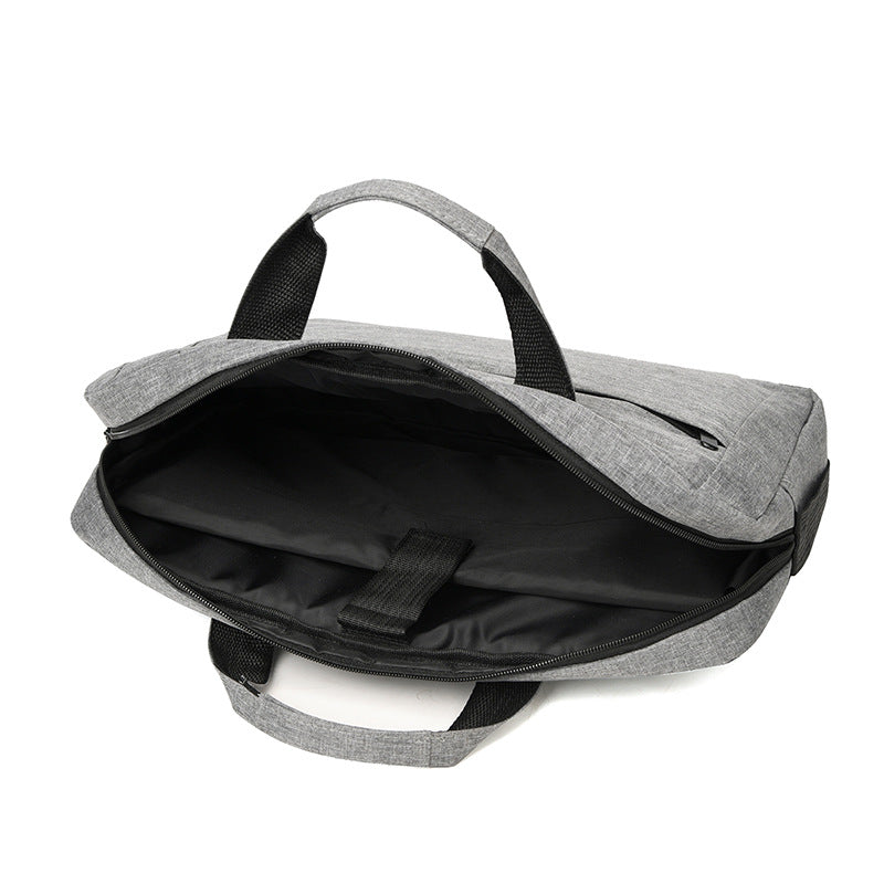 Universal Slim Business Laptop Bag — Professional Shoulder Briefcase for 13.3", 14", and 15.6" Notebooks — Lightweight Unisex Commuter Bag for Men & Women
